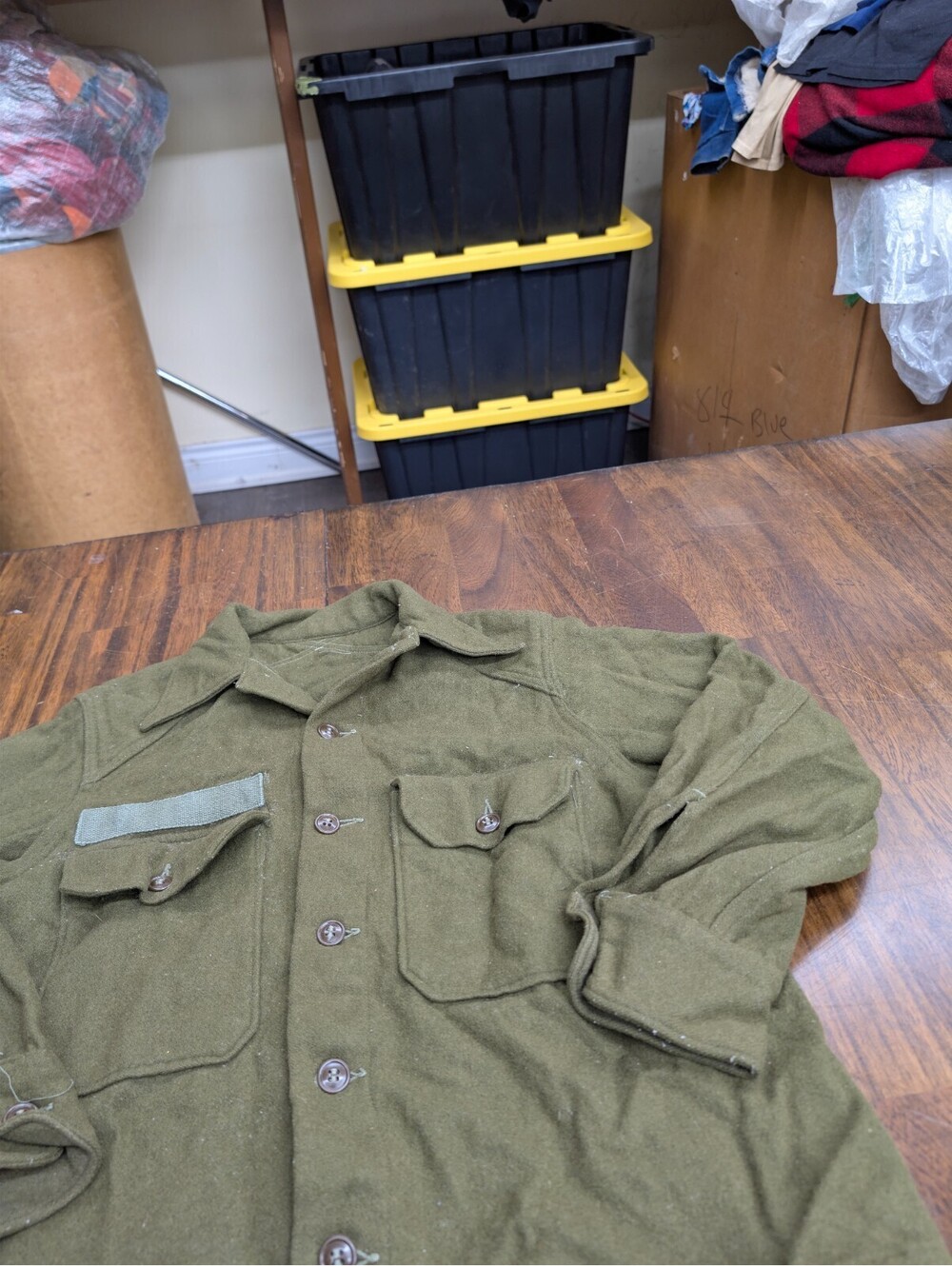 Vintage US Army Wool Field Jacket Korean War Size Medium - Picture 4 of 8